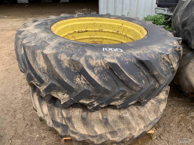 (2) 18.4x38 tires